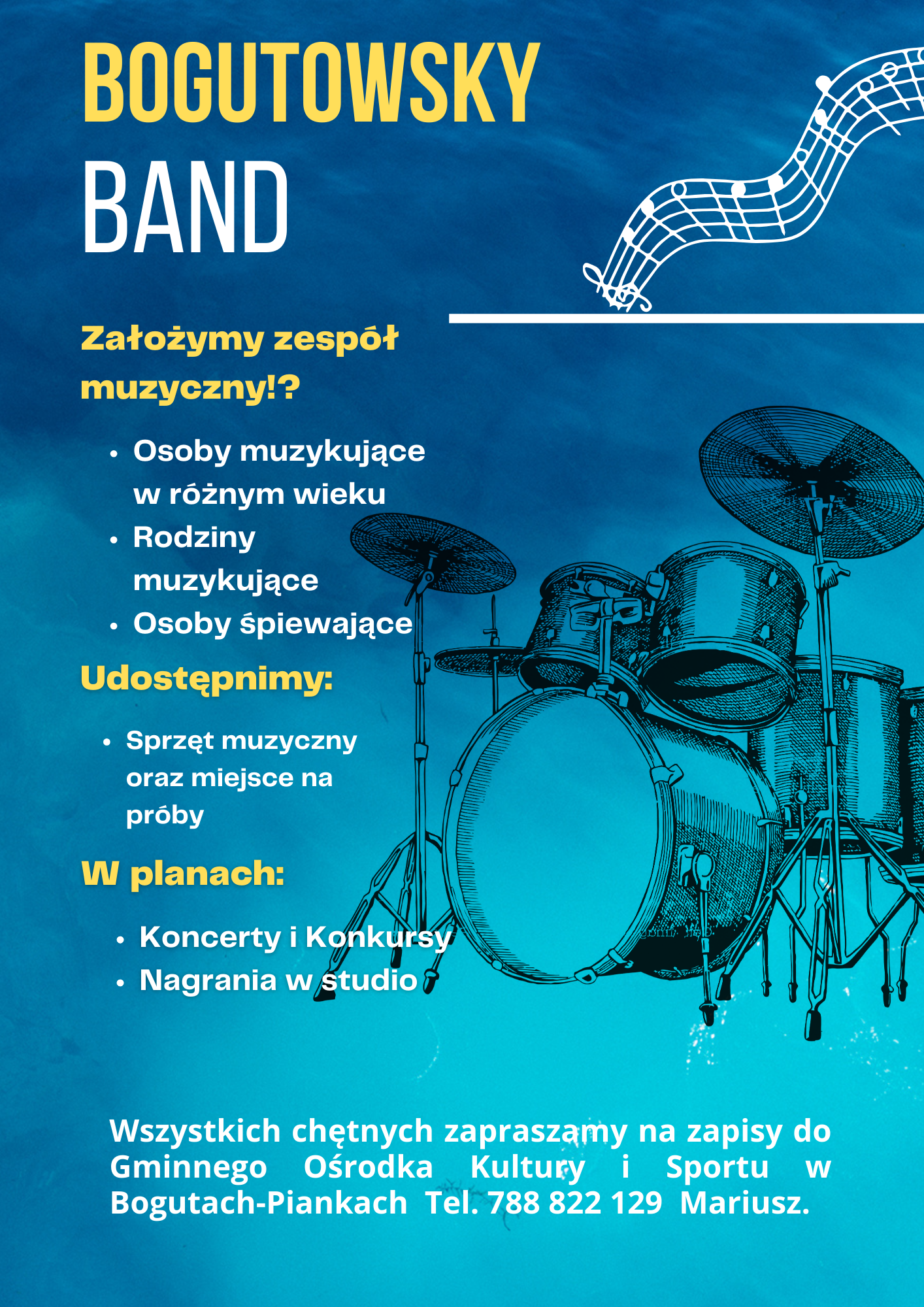 Bogutowsky band plakat