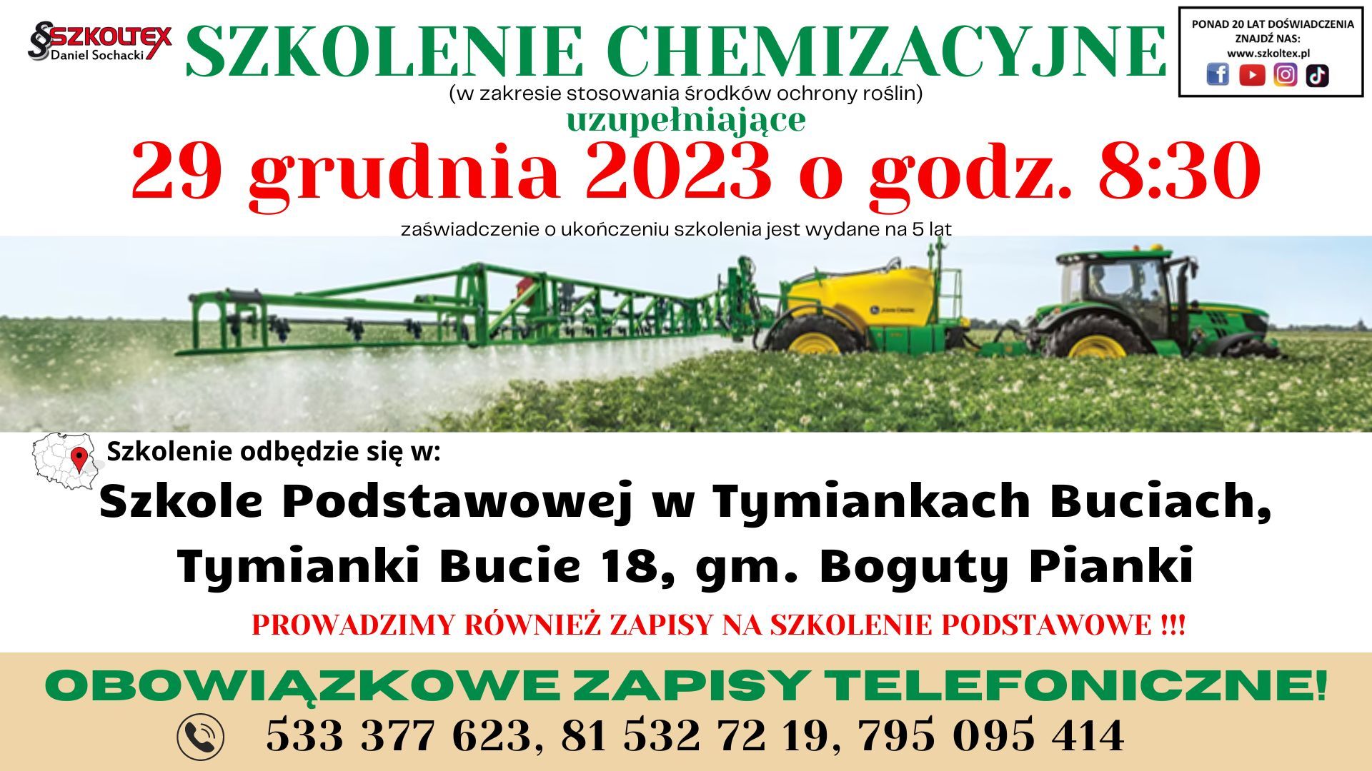 Szkolenie chemizacyjne