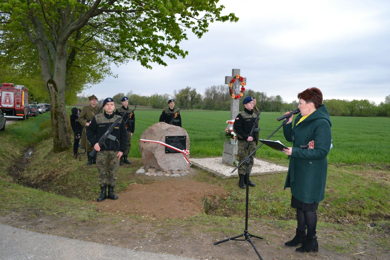 Odsłonięcie tablicy pamiątkowej 21.04.2024 r.