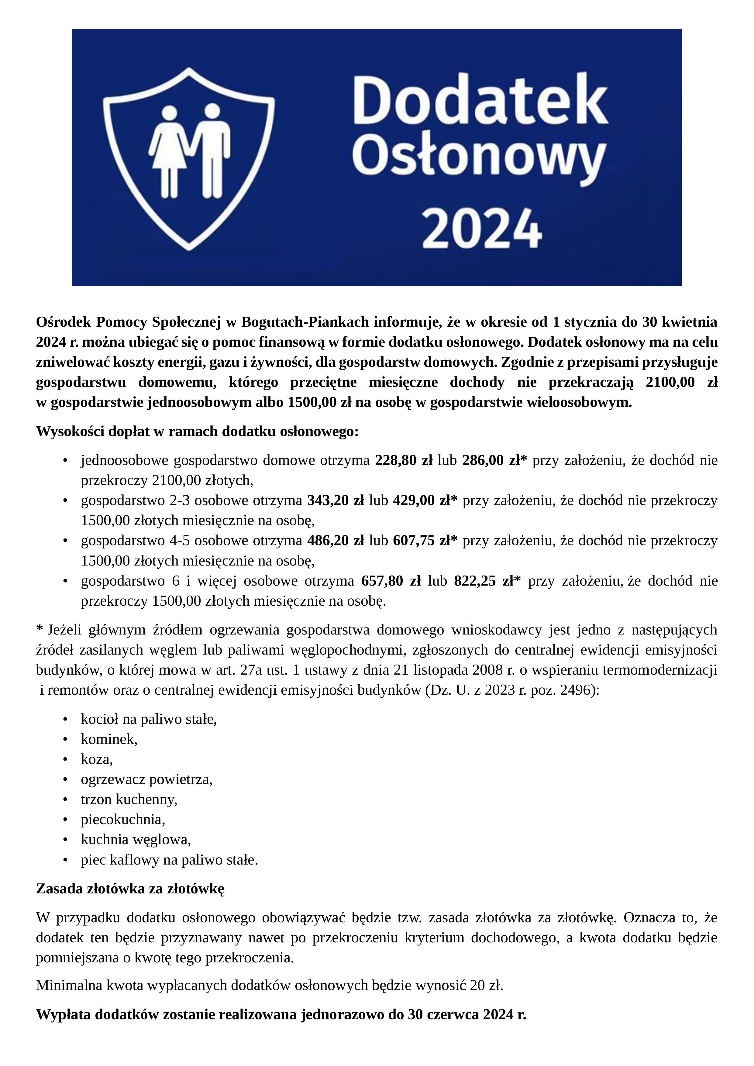 Dodatek osłonowy 2024 r.