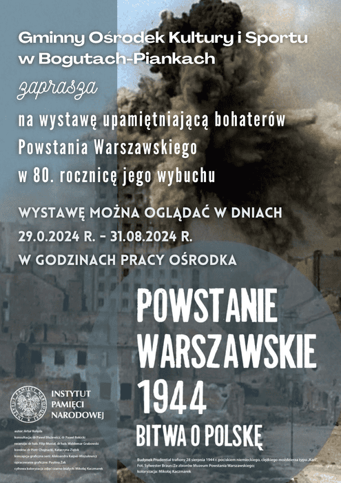 80. Rocznica wybuchu Powstania Warszawskiego